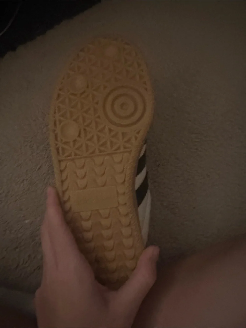 adidas Samba Sneakers in White, Black and Gum